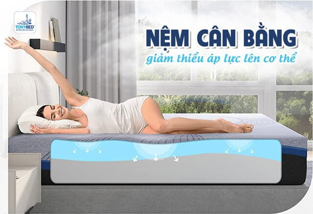 nệm cân bằng giảm áp lực cho cơ thể