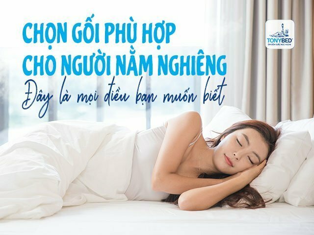 chọn gối phù hợp cho người nằm nghiêng