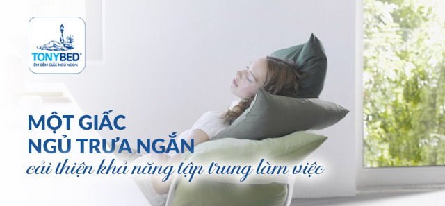 Giấc ngủ trưa ngăn sẽ cho bạn tinh thần tỉnh táo