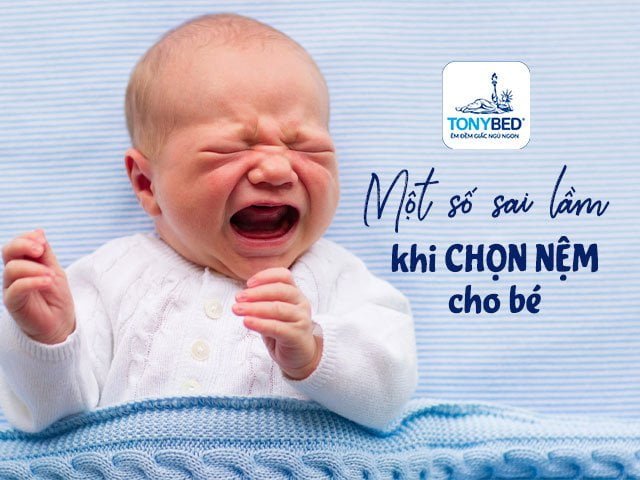 sai lầm khi chọn nệm cho bé