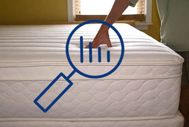 Xem xét kỹ tình trạng của nệm