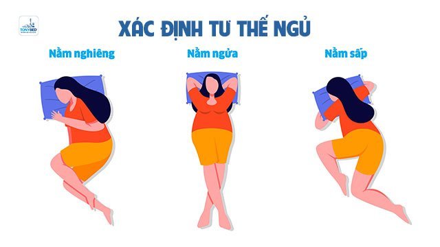 Xác định tư thế nằm ngủ của bạn