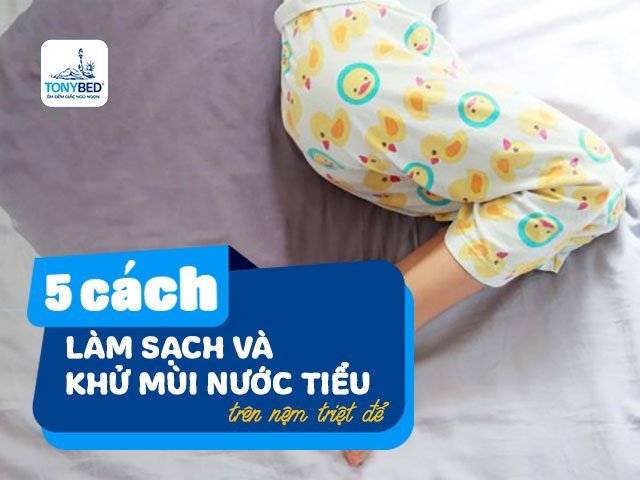 cách khử mùi nước tiểu trên nệm triệt để