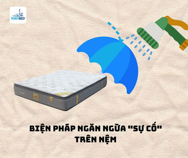 Ngăn ngừa các sự cố trên nệm