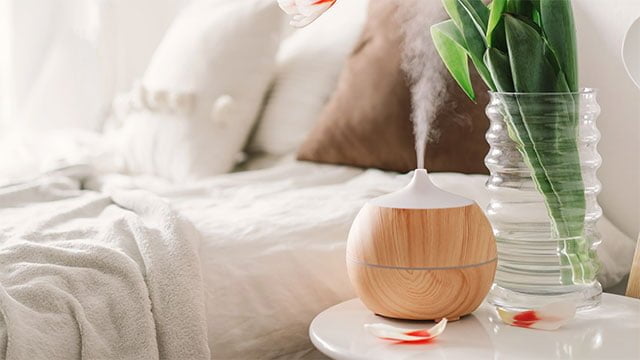 Xông tinh dầu bưởi hoặc cam giúp loại bỏ các mùi hôi