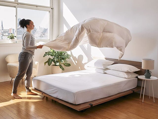 Nên thay đổi ga trải giường thường xuyên