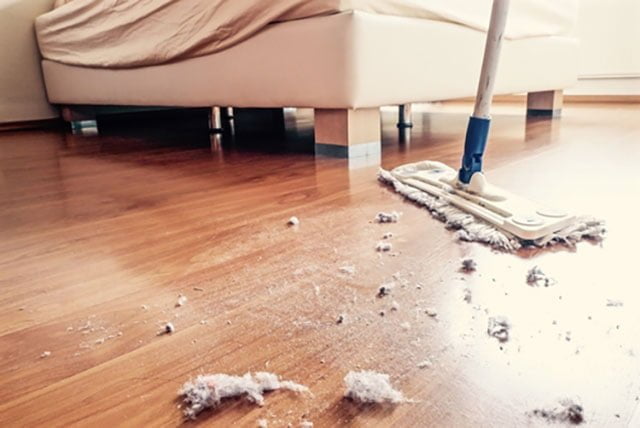 Bụi bẩn bám lâu ngày dưới gầm giường, tủ cũng sẽ gây ra mùi hôi