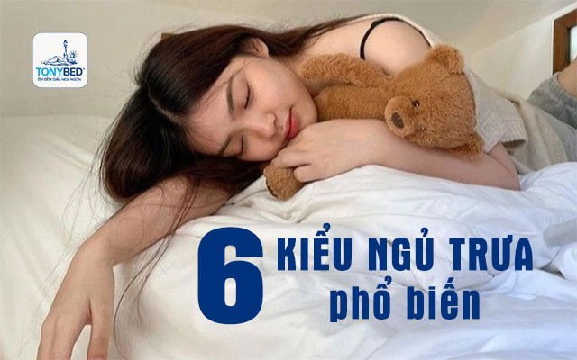 6 kiểu ngủ trưa phồ biến