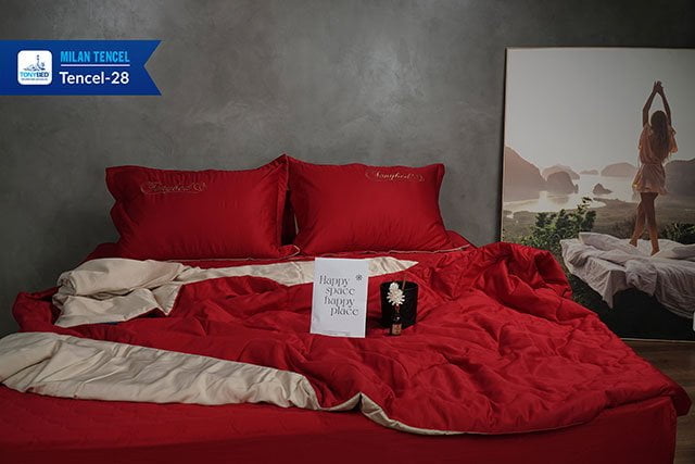 Ga trải giường vải tencel cho ngày cưới