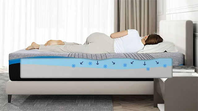 Nệm có khả năng phân tán áp lực tốt