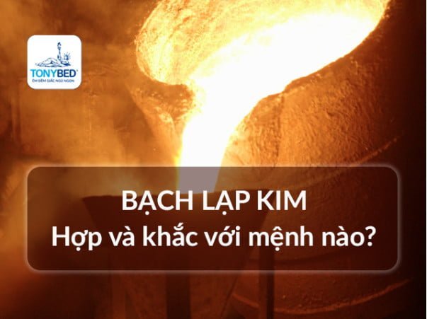Các mệnh xung khắc và hợp với Bạch Lạp Kim