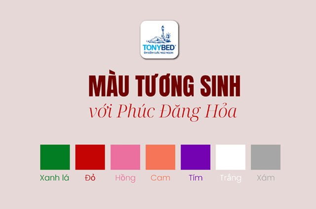 Những màu sắc hợp với mệnh Phúc Đăng Hỏa