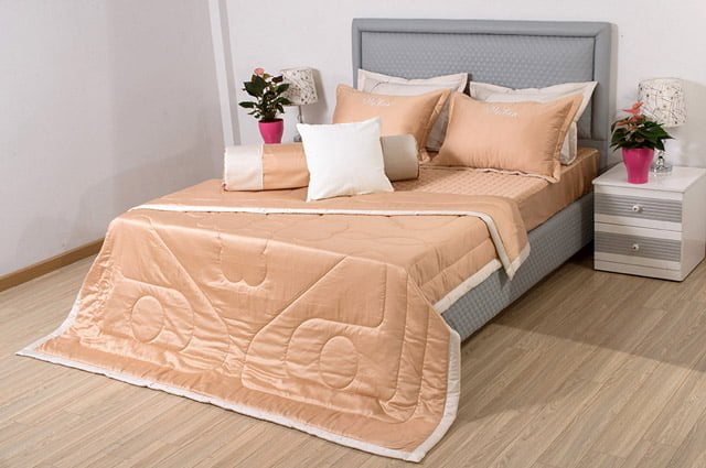 Ga trải giường vải tencel màu vàng Tonybed