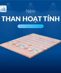 Nệm than hoạt tính màu cam Tonybed