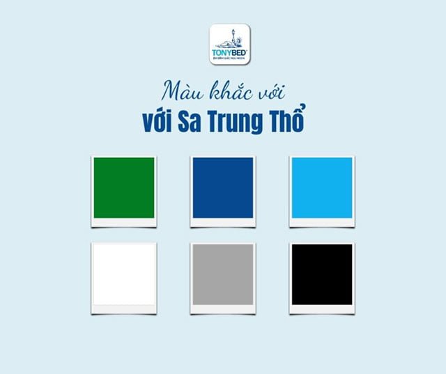 Màu khắc với mệnh Sa Trung Thổ