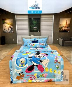 Bộ Drap Ga Trải Giường Cho Bé Họa Tiết Hoạt Hình