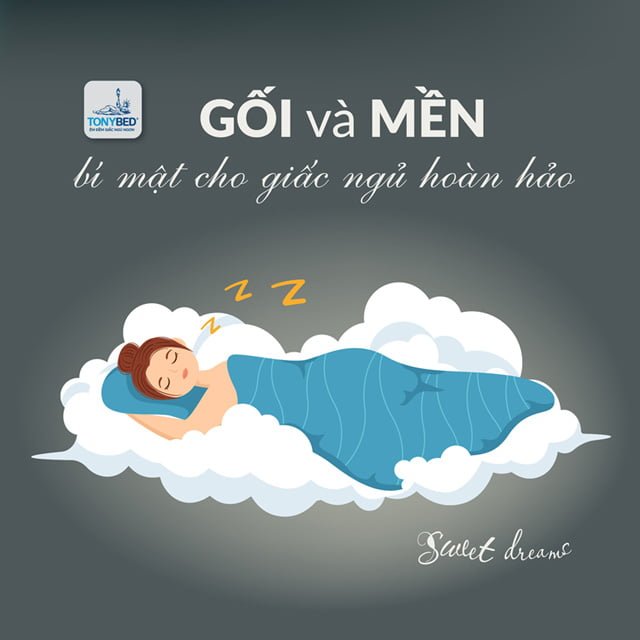 Bí quyết để bạn co giấc ngủ ngon từ gối và mền