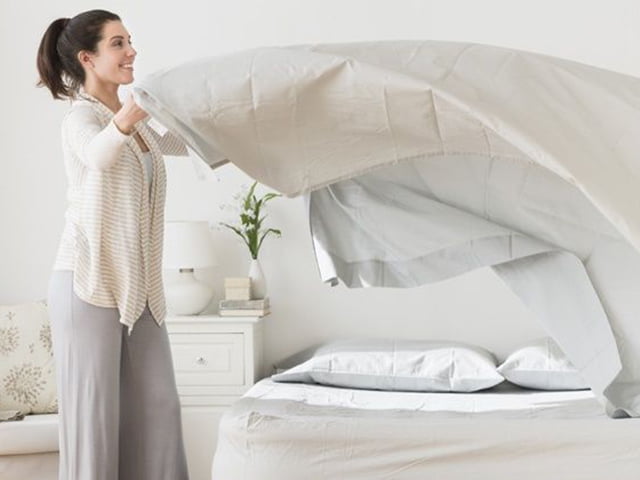 Cách giặt ga giường ít bị nhăn và co rút
