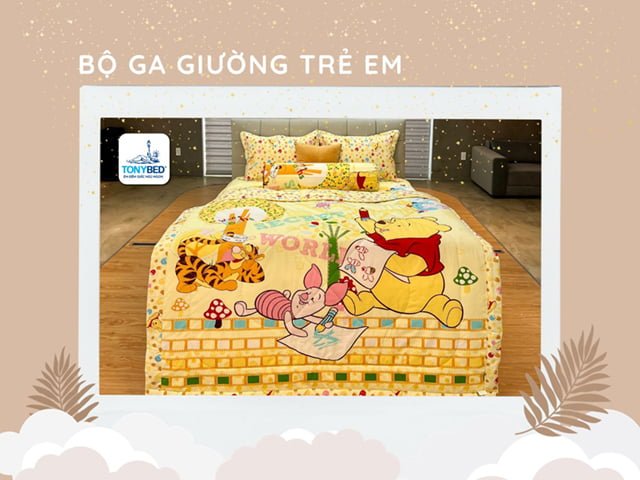 Chọn ga giường theo sở thích của trẻ