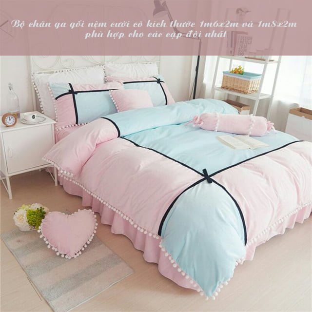 Ga trải giường cưới đẹp và sang trọng