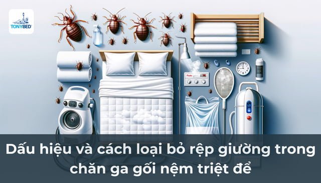 Rệp giường cách phát hiện và diệt rệp giường