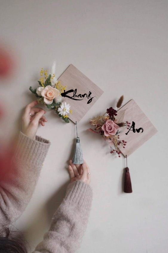 Trang trí tết với đồ treo tường