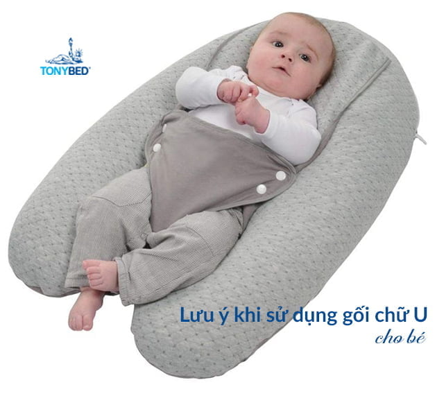 Lưu ý khi sử dụng gối chữ U cho bé