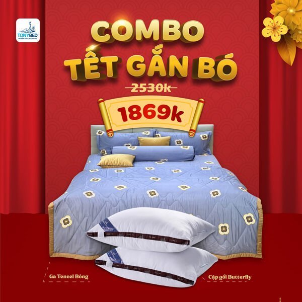 Combo tết gắn bó Tonybed