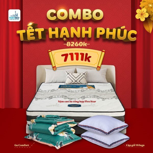 Combo tết hạnh phúc Tonybed
