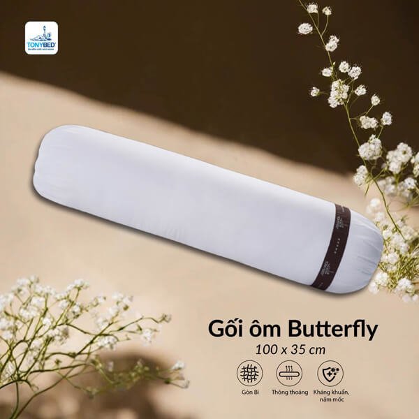 Gối ôm Butterfly 35x100cm