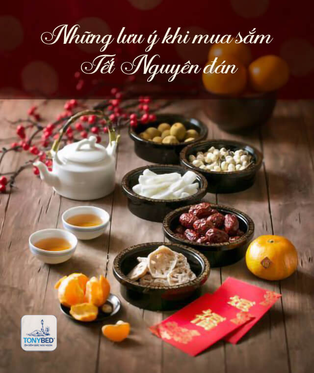 Khi mua sắm tết bạn cần lưu  ý