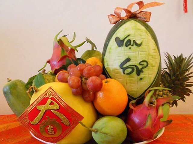 Mâm ngủ quả ở Miền Trung