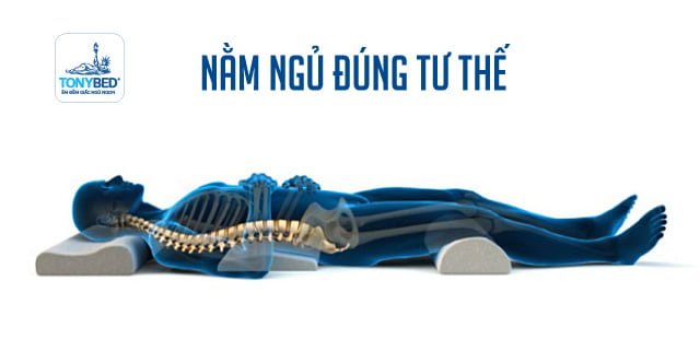 Nằm ngủ đúng tư thế sẽ giảm bớt cơn đau do bị vẹo cột sống