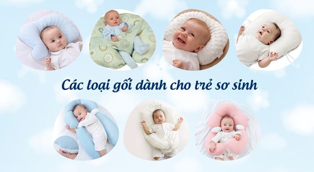 Cha mẹ nên dựa trên độ tuổi của bé để chọn đúng loại gối phù hợp