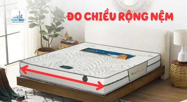 Đo chiều rộng nệm
