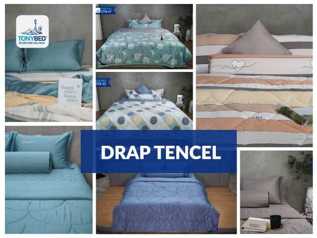 Ga trải giường vải tencel mềm mại, êm ái