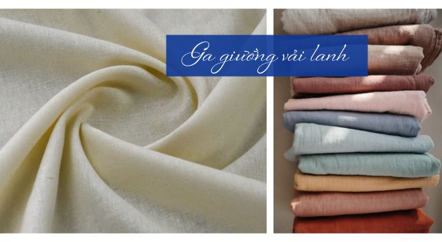 Ga trải giường vải lanh kháng khuẩn, độ bền cao