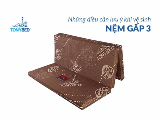 Nên vệ sinh nệm thường xuyên và theo chỉ dẫn của nhãn hướng dẫn vệ sinh của nhà sản xuất