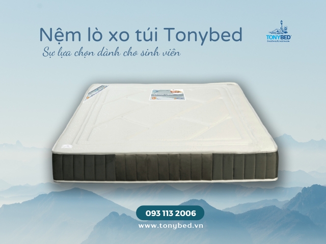 Cấu trúc của nệm lò xo cho phép không khí lưu thông tự nhiên, giúp bề mặt nệm luôn mát mẻ và khô thoáng