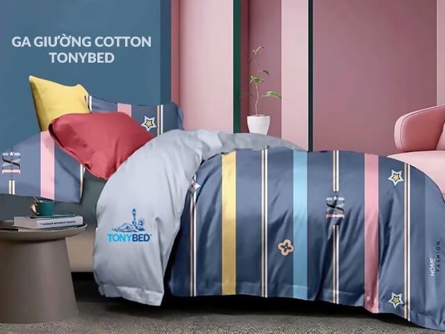Cotton là chất liệu được ưa chuộng nhất cho ga giường bởi sự mềm mại