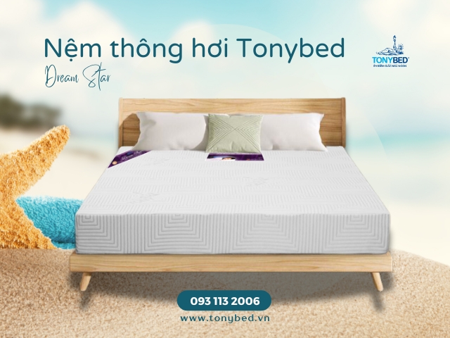 Nệm foam thông hơi có khả năng thấm hút và thoát ẩm tốt