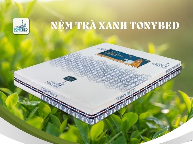 Tonybed đã áp dụng các nguyên liệu tự nhiên như dầu cọ và trà xanh vào sản xuất nệm.