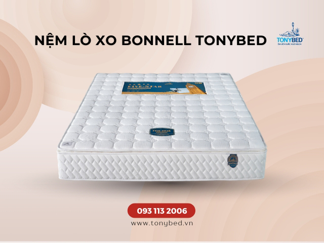 Nệm lò xo Tonybed là lựa chọn hoàn hảo cho giấc ngủ ngon