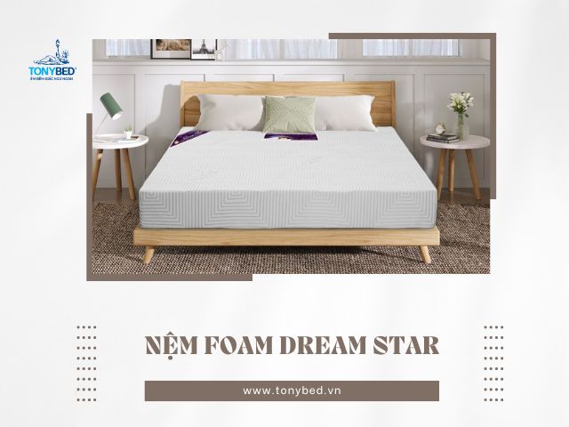 Nệm foam thoáng khí và mát mẻ