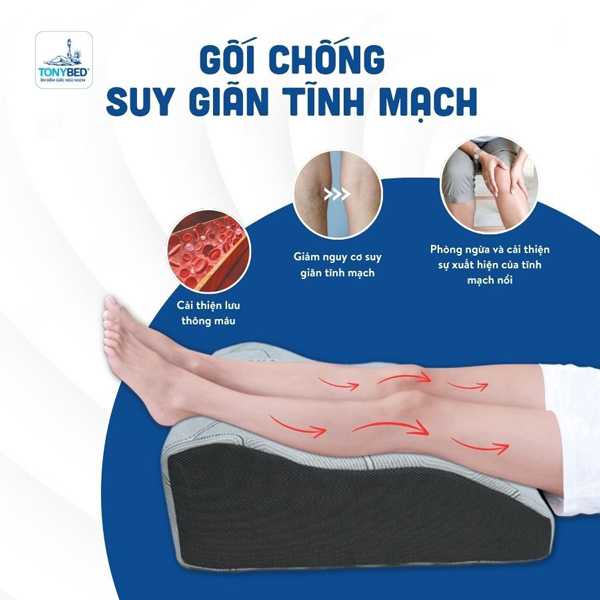 gối chống suy giãn tĩnh mạch