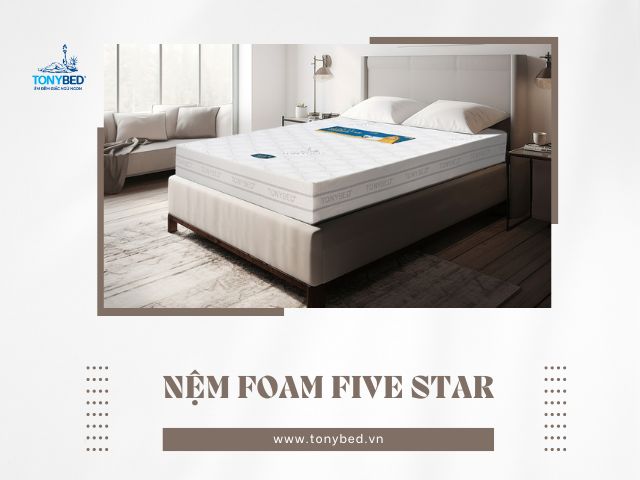 nệm foam có khóa kéo giúp dễ dàng vệ sinh