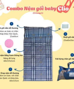 Nệm gối Nệm gối cho bé đi học Clio