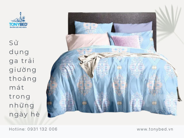 Su dung ga trai giuong thoang mat