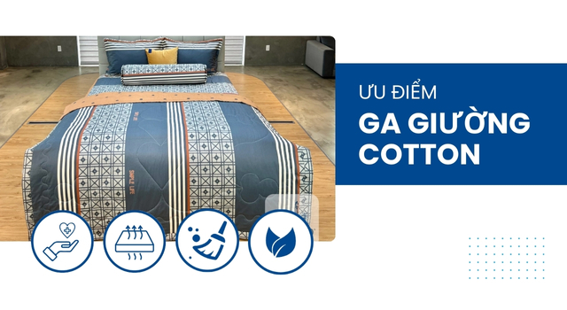 Ưu điểm ga giường cotton